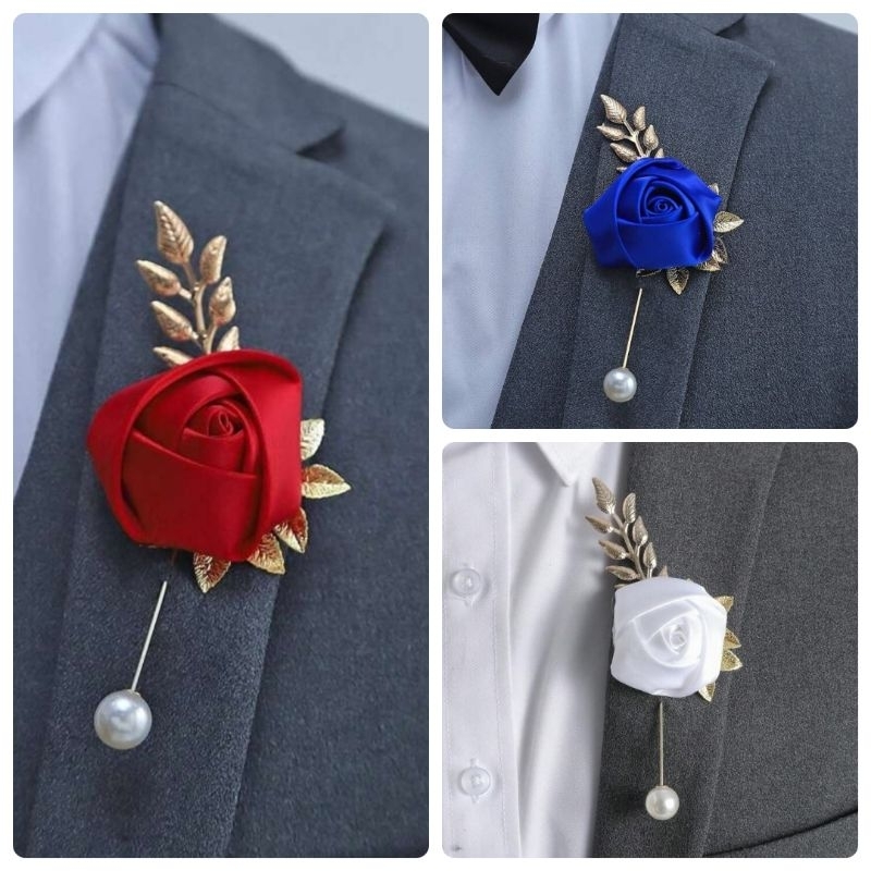 Rosebud Bros jas pria boutonier groomsmen panitia wedding pernikahan