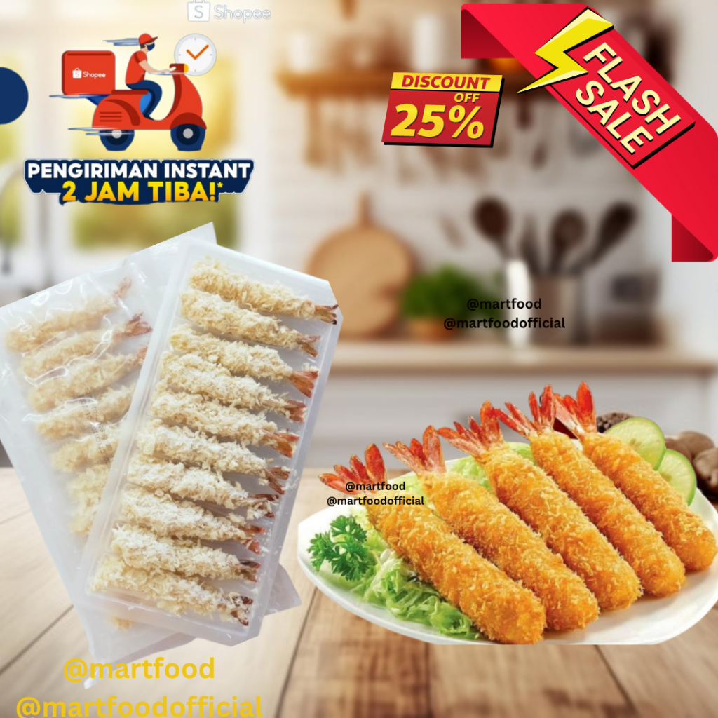 

Ebi furai / furay / Breaded Shrimp isi 10