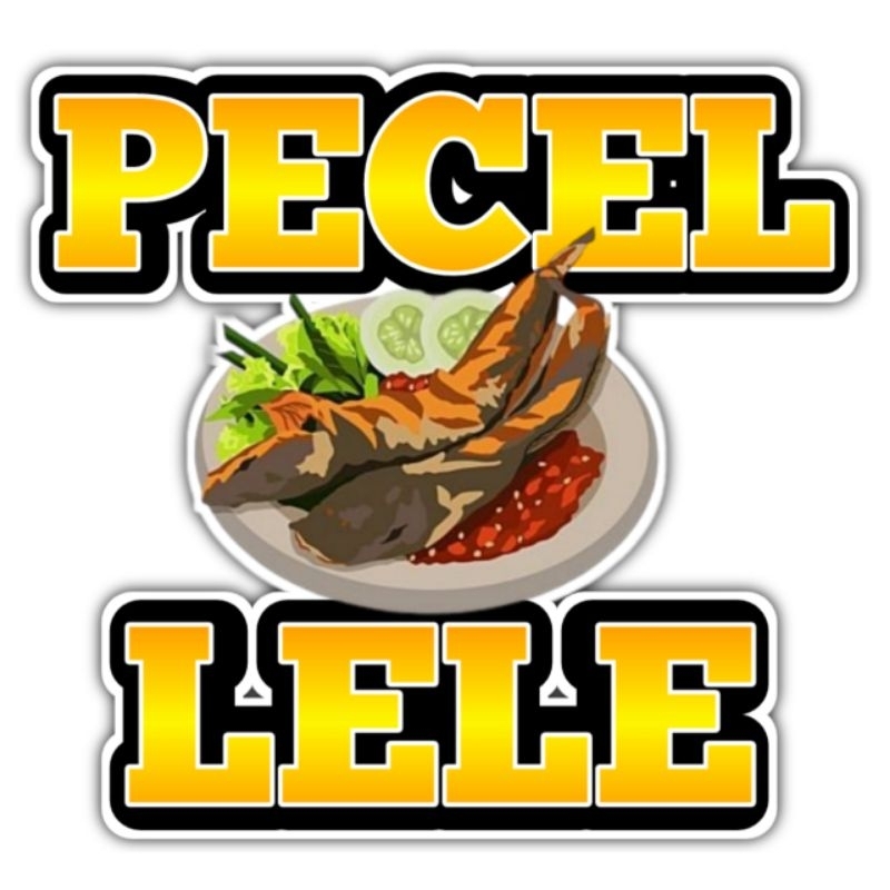 

Stiker Pecel Lele | Stiker Gerobak Jualan