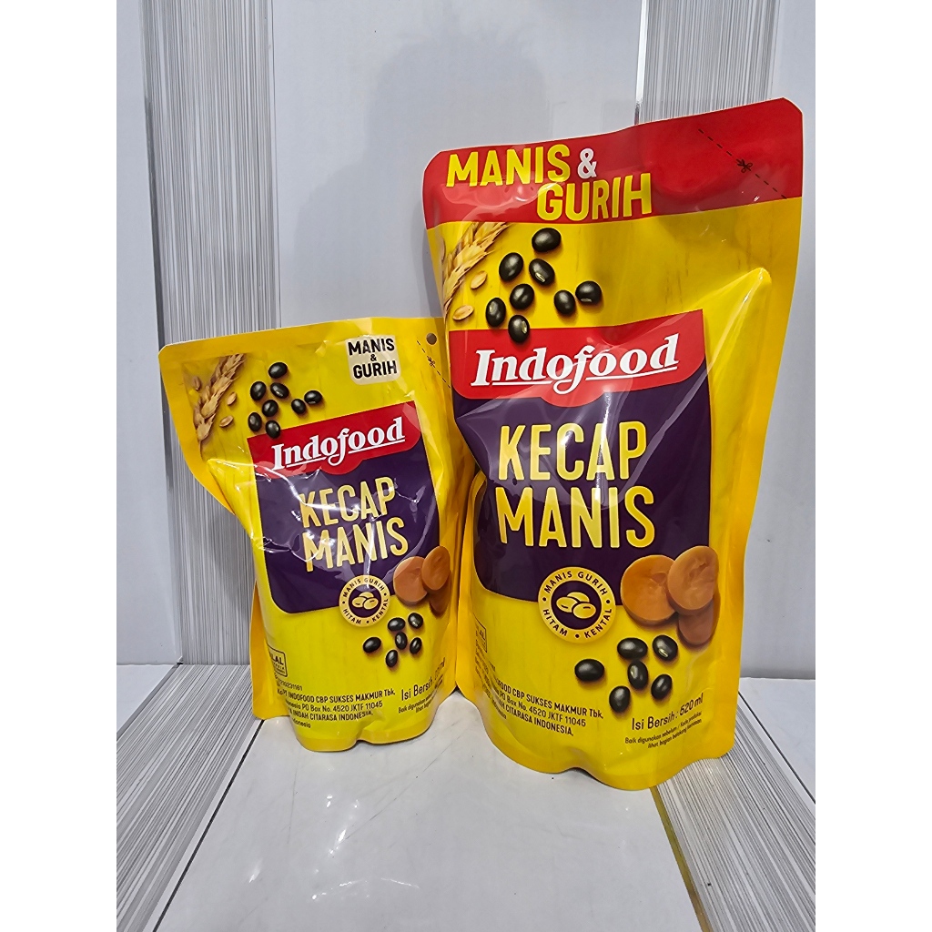 Indofood Kecap Manis Refill 225ml 520ml