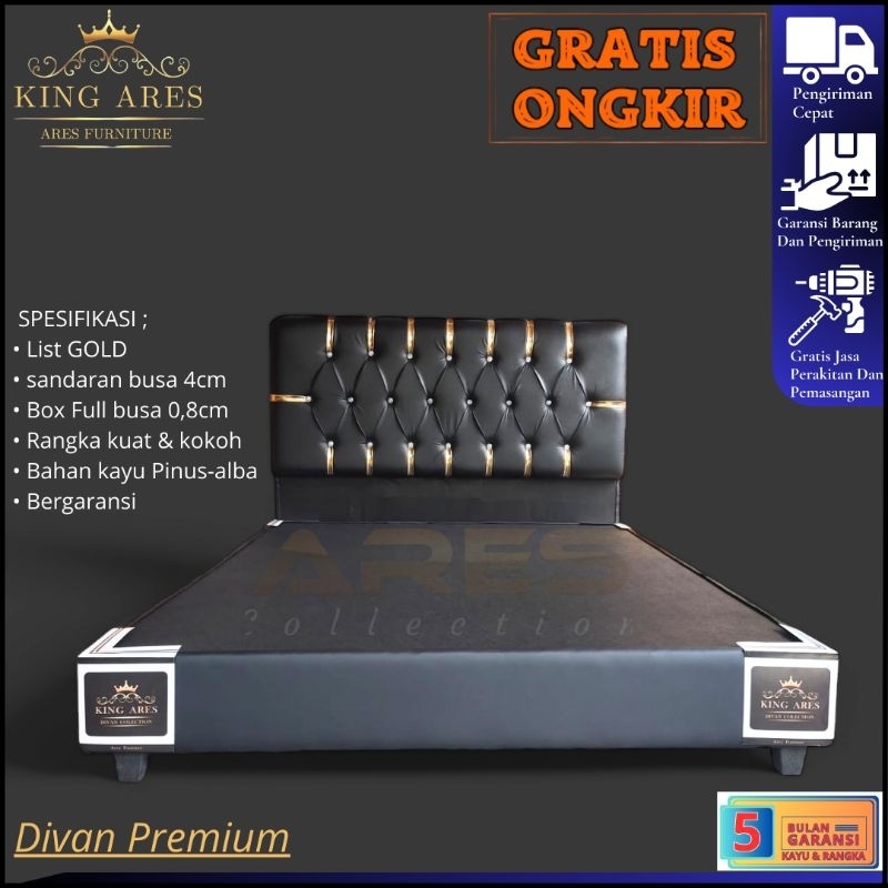 Divan Minimalis No.2 160x200 Dipan Ranjang Kasur Premium Termurah Cirebon