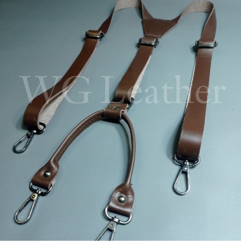 suspender kulit sapi asli pria dan wanita