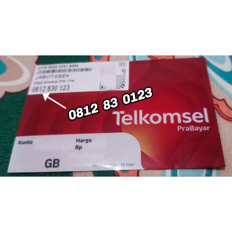 No Telkomsel cantik 10 digit naik mudah di ingat