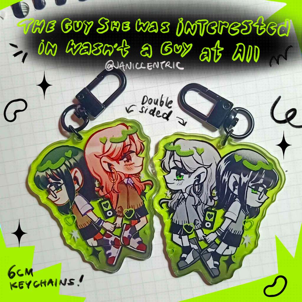 [janiccentric] The Guy She Was Interested in Wasn't a Guy at All Mitsuaya Keychain