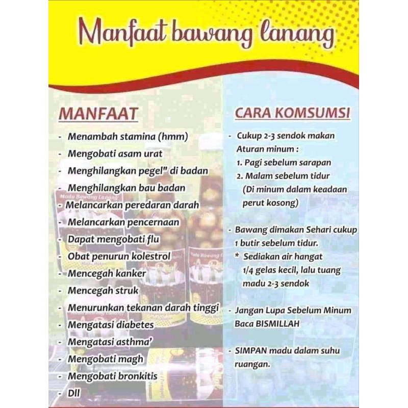 

madu bawang lanang