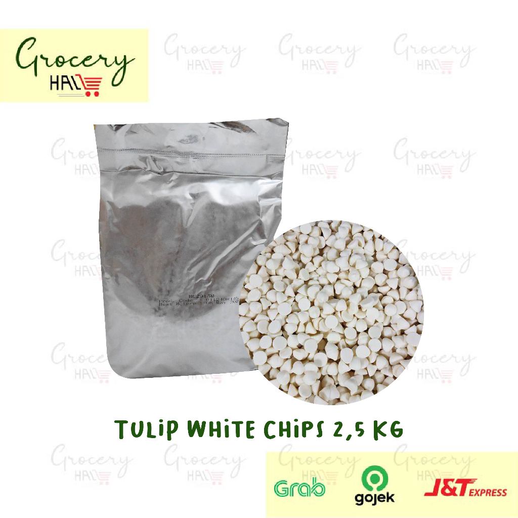 

TULIP WHITECHIPS 2,5 KG - CHOCOCHIPS PUTIH