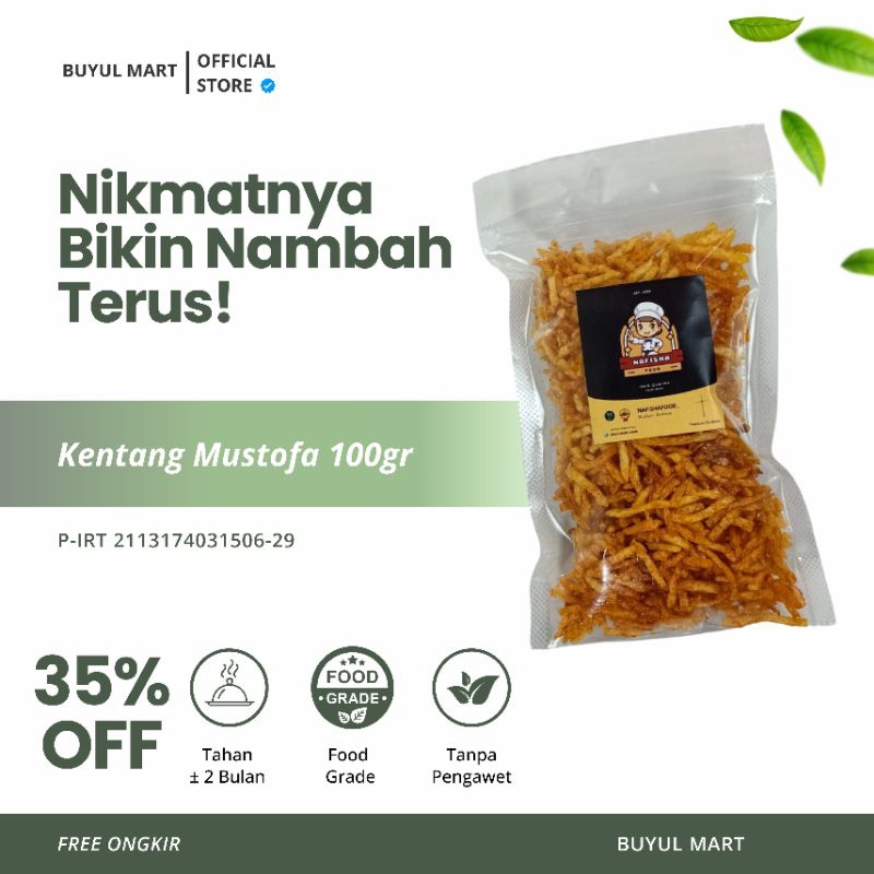 

Kentang Mustofa Kering Original 100 Gram Buyul Mart