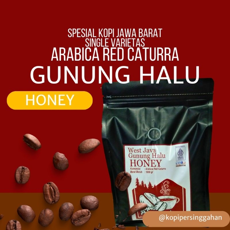 

Kopi Arabika Gunung Halu Red Caturra Specialty HONEY