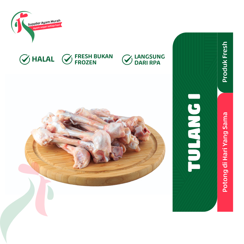 

TULANG I PAHA ATAS KALDU TULANG AYAM FRESH /1Kg