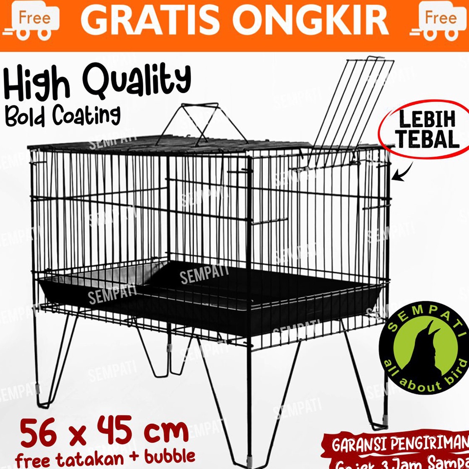 Get Sale  Bak Keramba Tempat Mandi Burung Coating Bold Wadah Alas Plastik Mandi Burung Sangkar Kanda