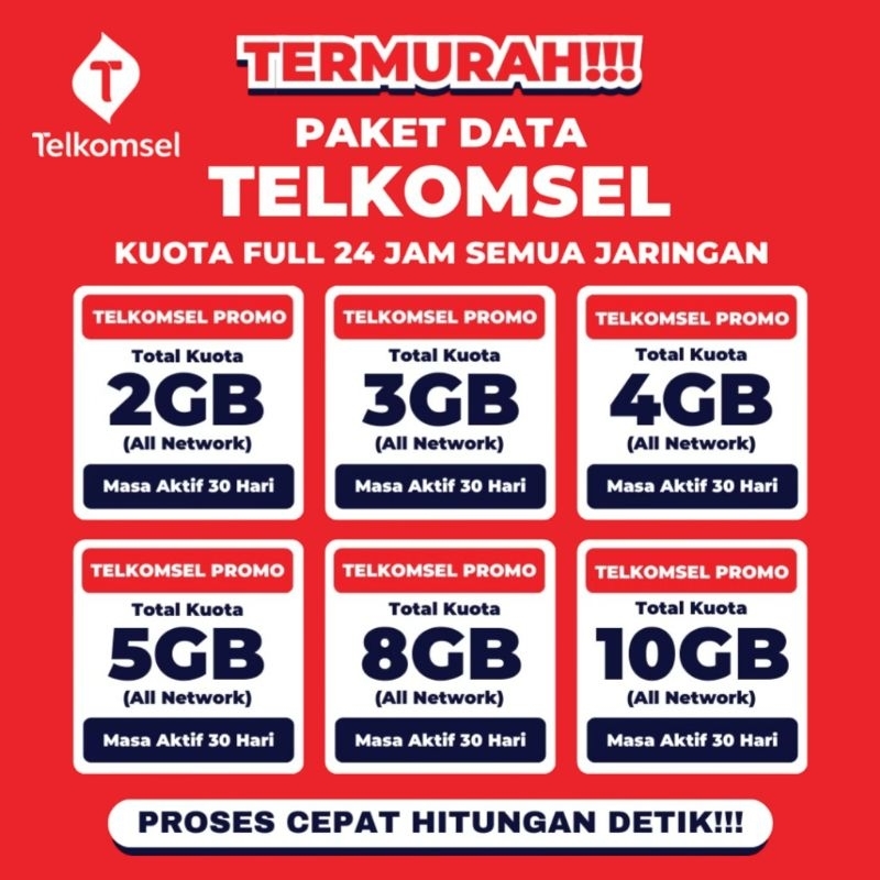 Kuota TELKOMSEL FULL 24JAM // Berlaku Nasional