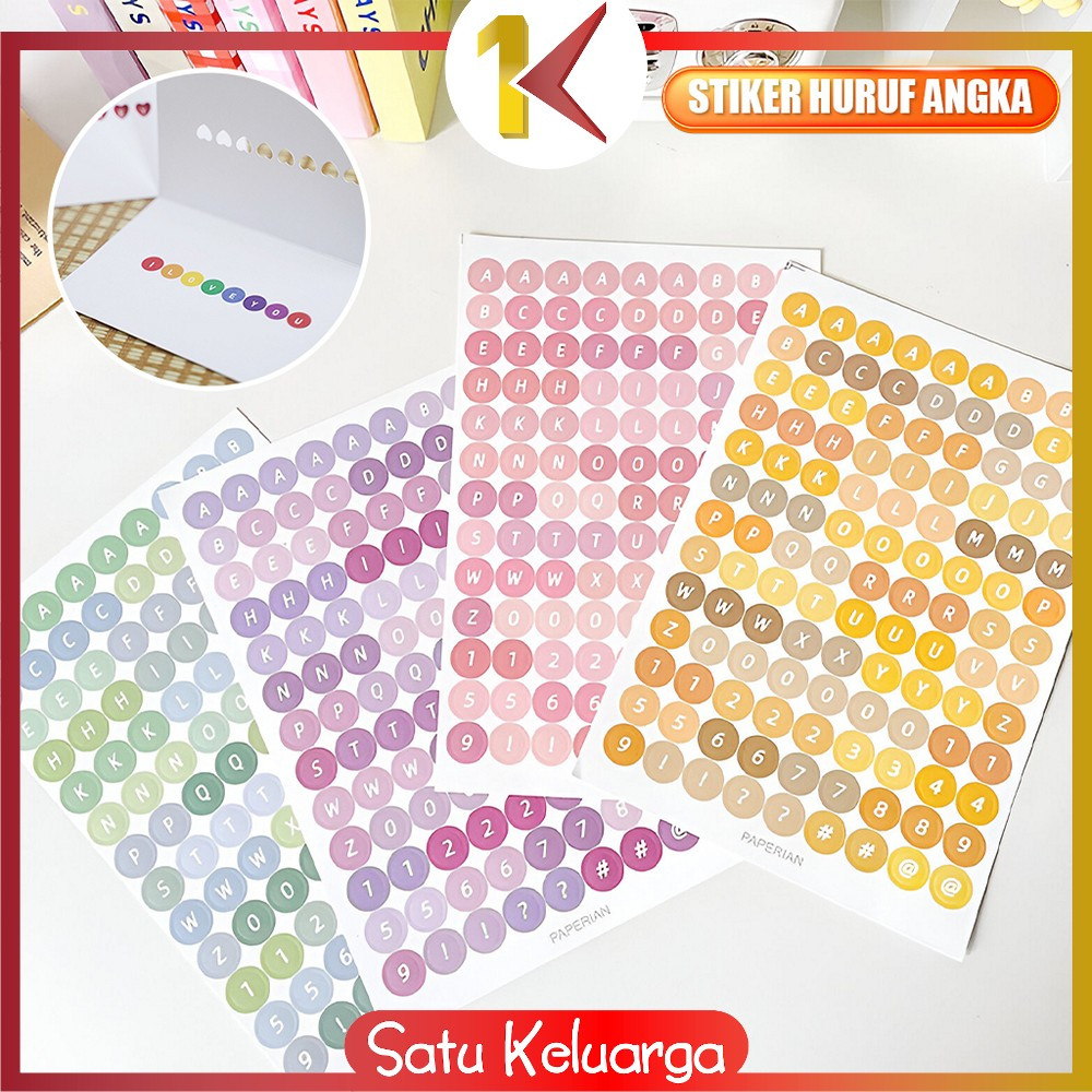 

SK-C1121 Stiker Alphabet Huruf Angka Deco Aesthetic Dekorasi Buku Jurnal / Sticker Alfabet DIY Scrapbook Planner Diary / Stiker Huruf Angka