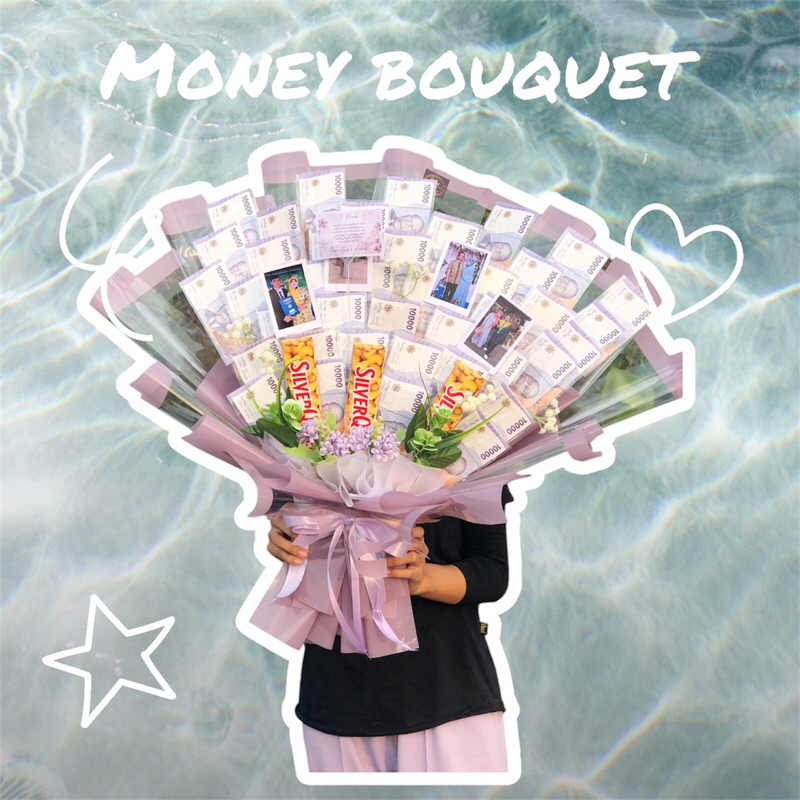 

BuketUang40LembarLilaq