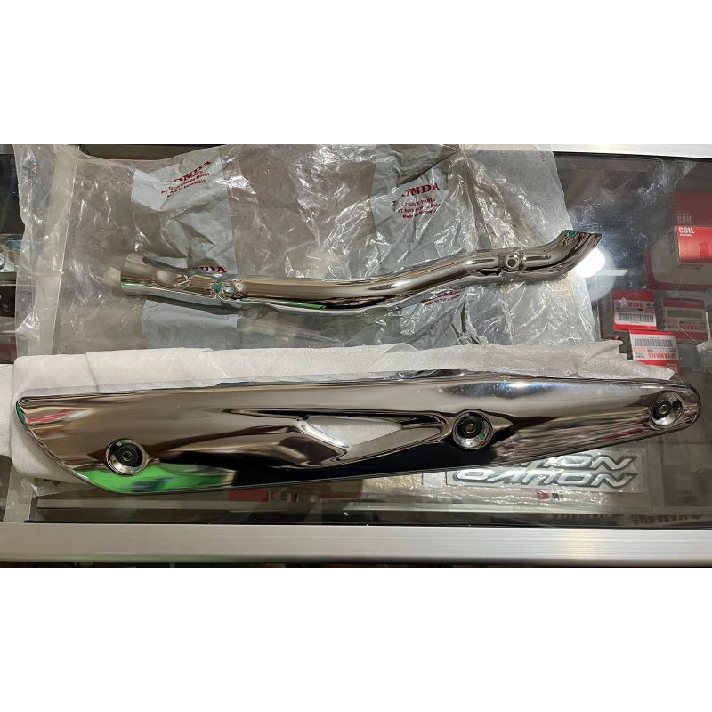 Cover tameng pelindung knalpot kenalpot ori honda supra x125 supra x 125 old D R karisma125 wave 125