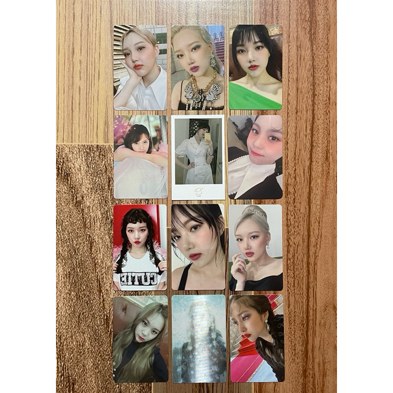 photocard pc yerin sowon umji eunha gfriend official
