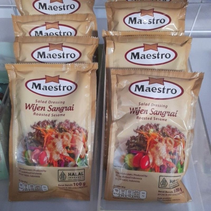 

Maestro Wijen Sangrai 100gr
