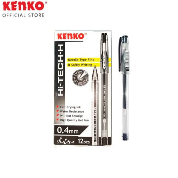 

[LUSIN] PULPEN KENKO HI-TECH GEL PEN 0.28MM / GEL PEN KENKO ISI 12 PCS