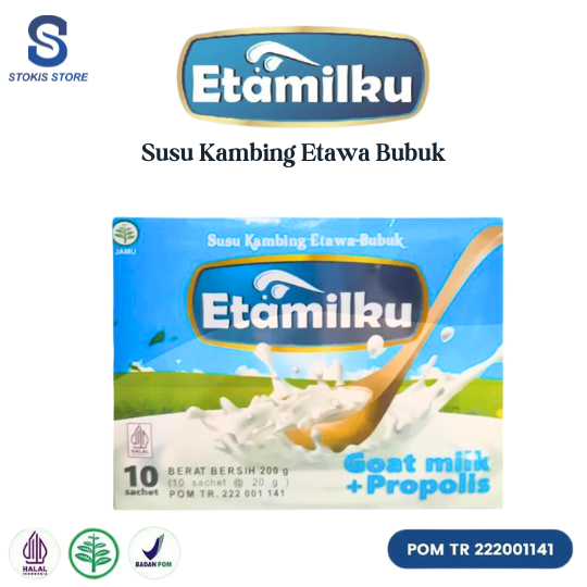 

Susu Kambing Etawa Bubuk Etamilku: Kreasi Full Cream Asli untuk Kesehatan Optimal