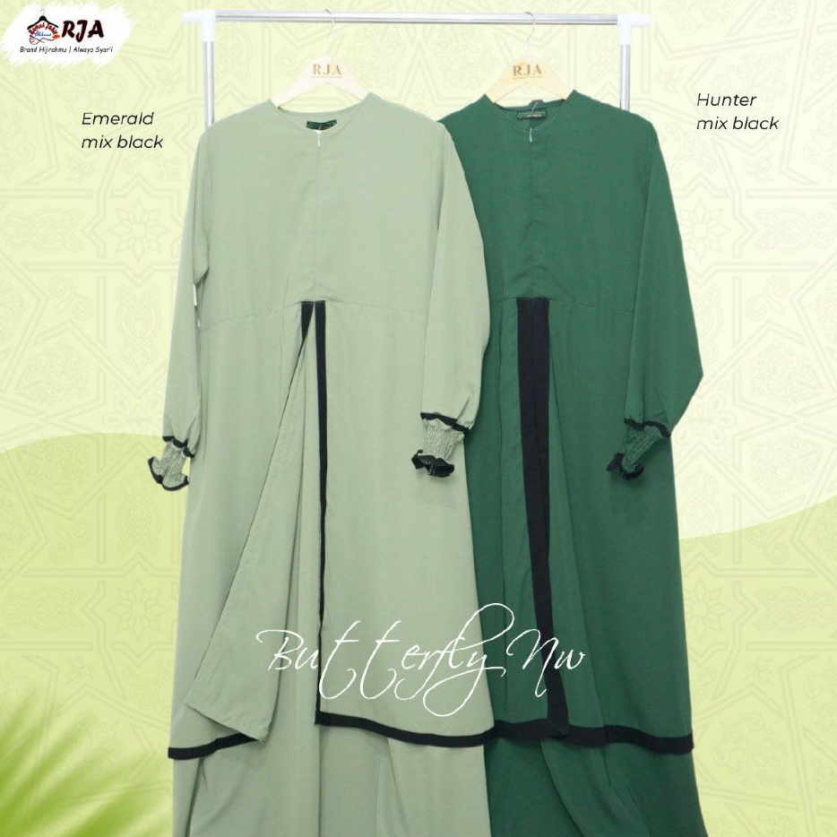 GAMIS BUTTERFLY GAMIS 2SUSUN GAMIS SYARI