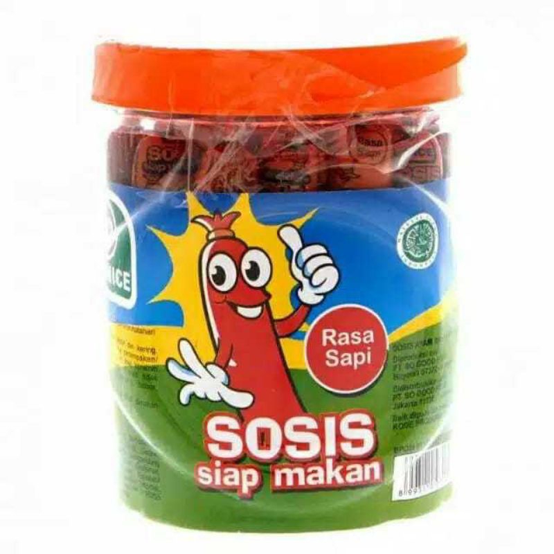 

Sosis so nice sapi isi 24+1 murah