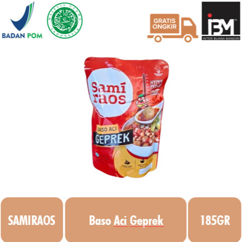 

Samiraos Baso Aci Geprek 185GR