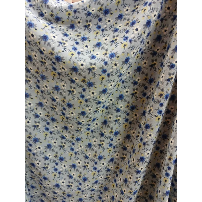 Kain/Bahan ceruty babydoll motif//Kain ceruty babydoll premium//Bahan Ceruty babydoll meteran