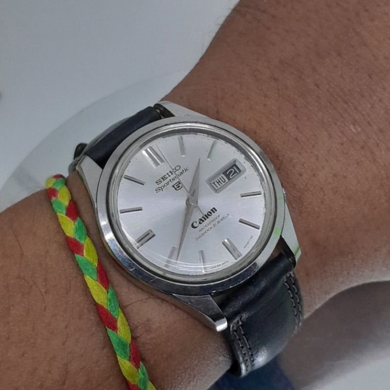 Jam tangan pria original Seiko sportsmatic 5 6619 Canon