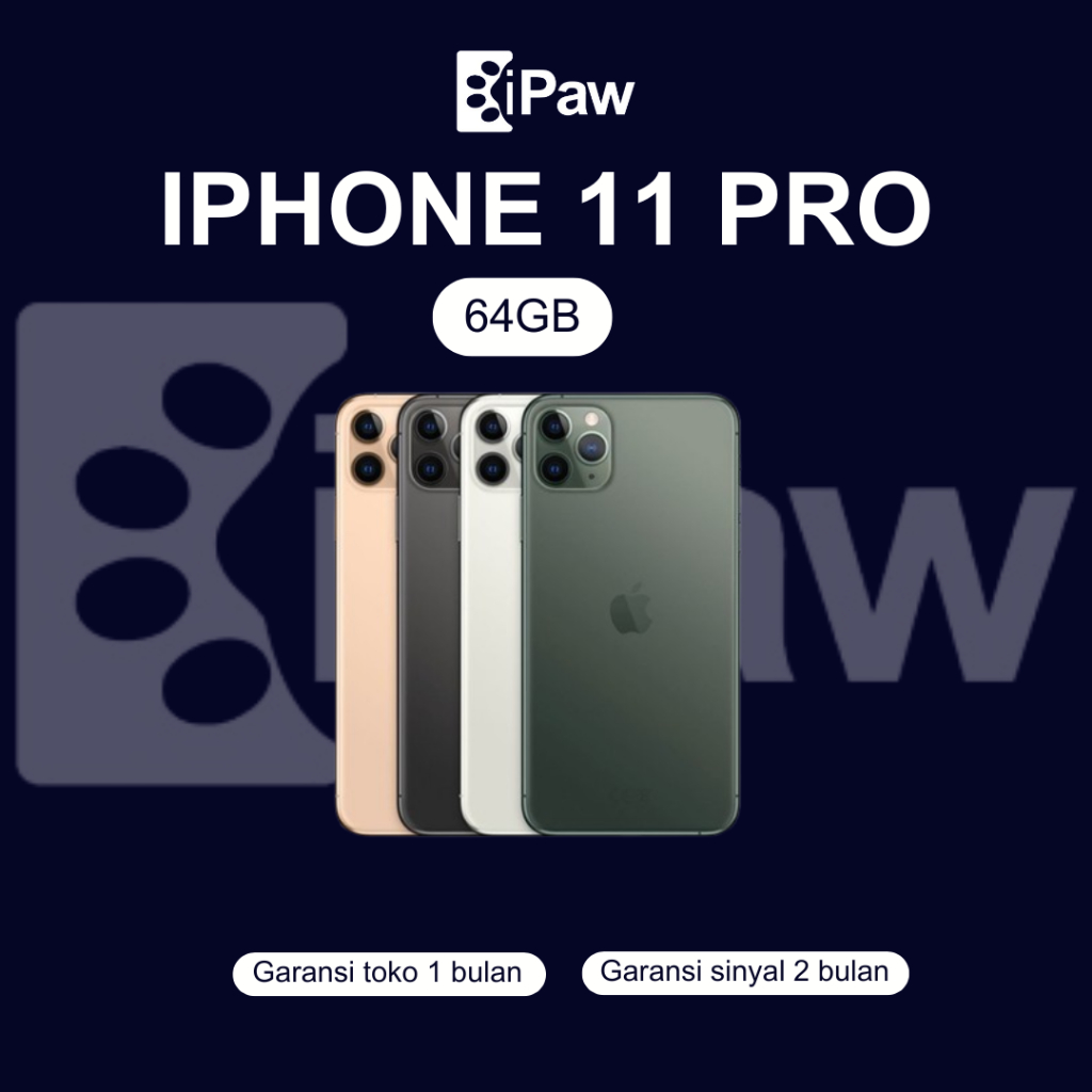 IPHONE 11 PRO 64GB INTERNASIONAL SECOND