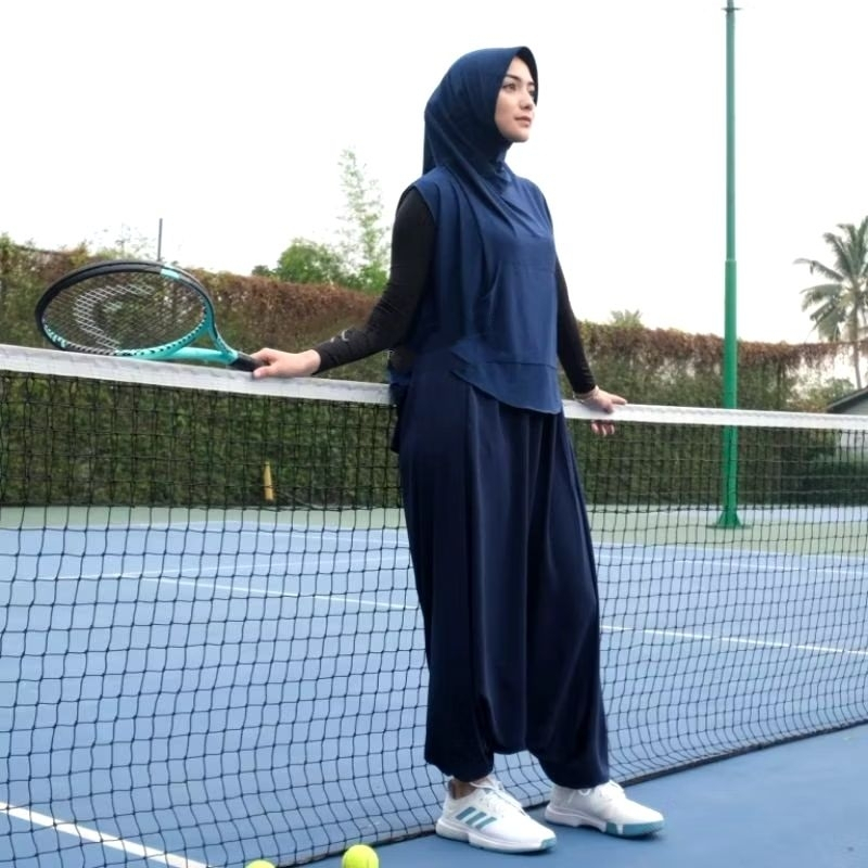 Hijab Sport DIZA - Rompi Hijab Wanita olahraga