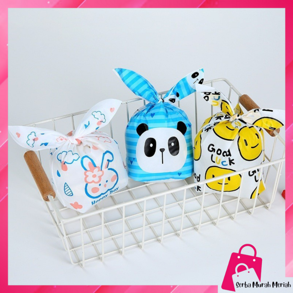 

SMM-Goodie Bag Plastik Permen Karakter Isi 50pcs Kantong Bingkisan Souvenir Tas Hampers Snack Ulang Tahun Anak Bungkusan PLastik Cookies Lucu Pesta Perayaan