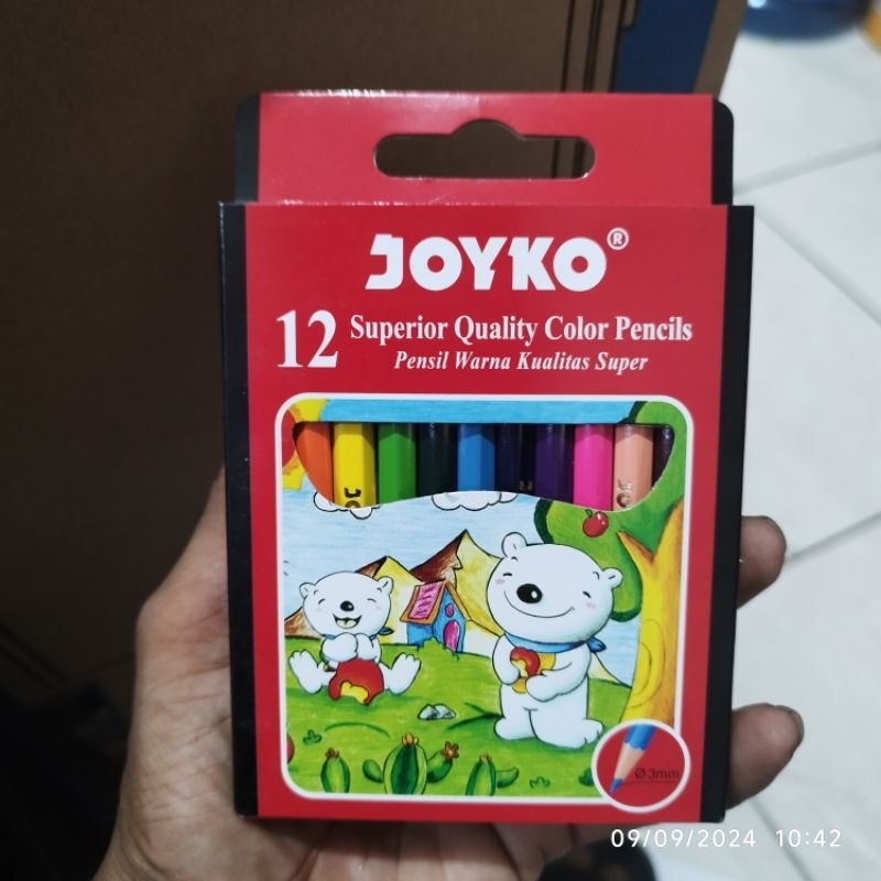 

Pensil Warna Joyko 12 Wana Pendek 12 Sett