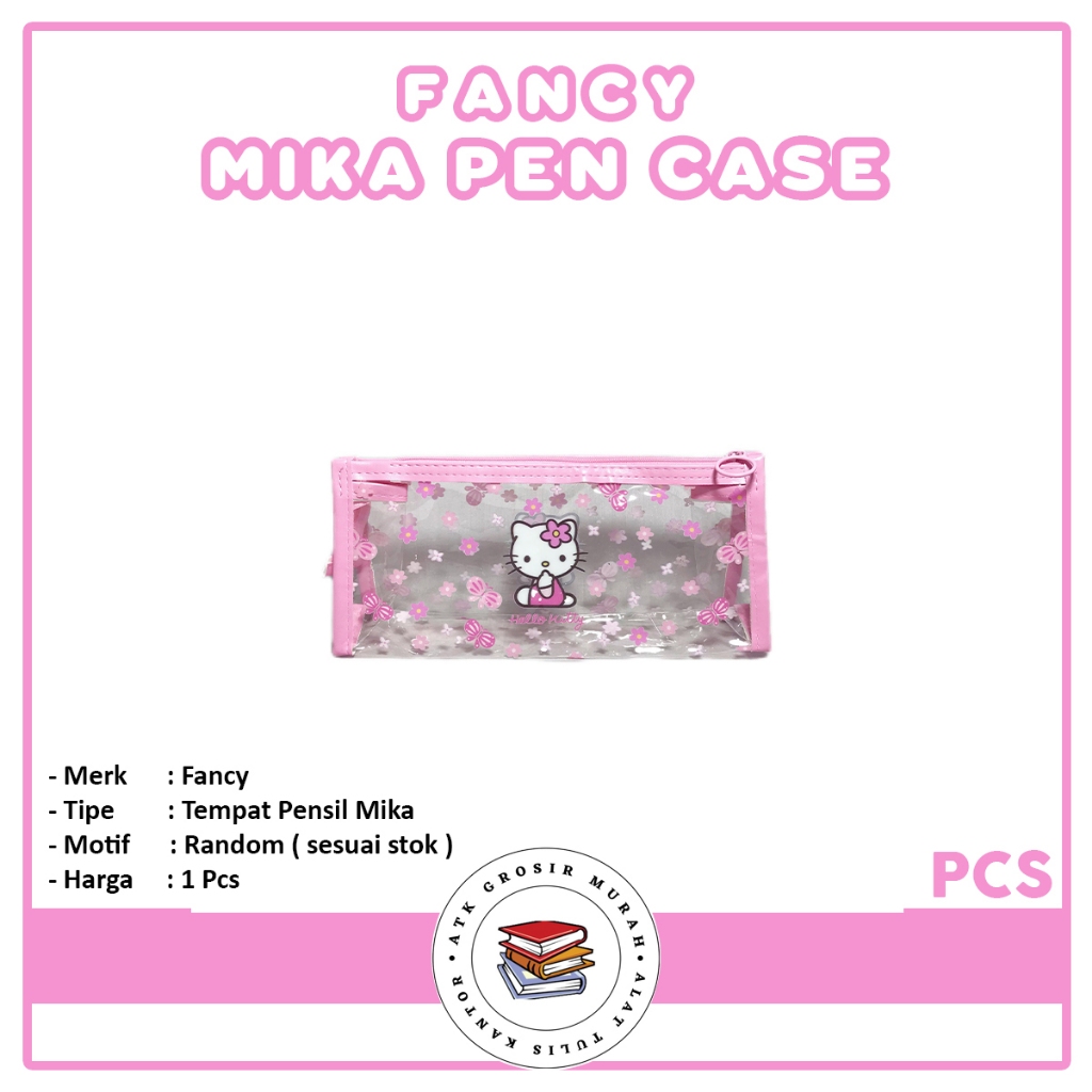 

FANCY - Tempat Pensil - Hand Bag Plastik Mika Random Motif - PCS