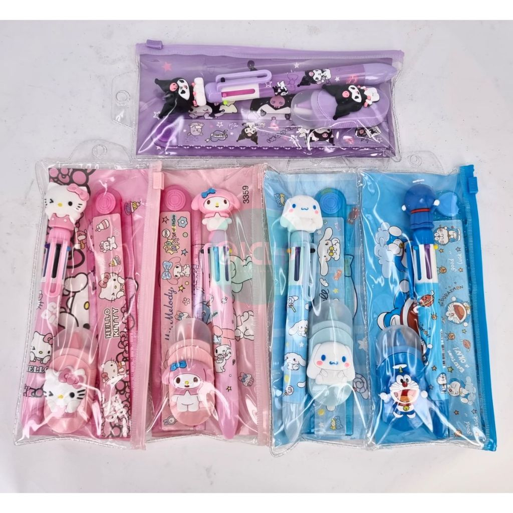 

SET PULPEN 3 in 1 Motif Sanrio 3359/ ALAT TULIS PAKET ANAK ANAK
