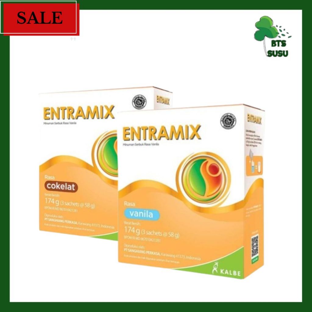 

ENTRAMIX 185gr VANILA COKLAT KALBE