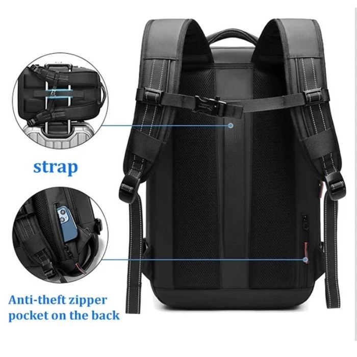 MH - Airback backpack vacuum laptop bag travel tas vacuum 7757