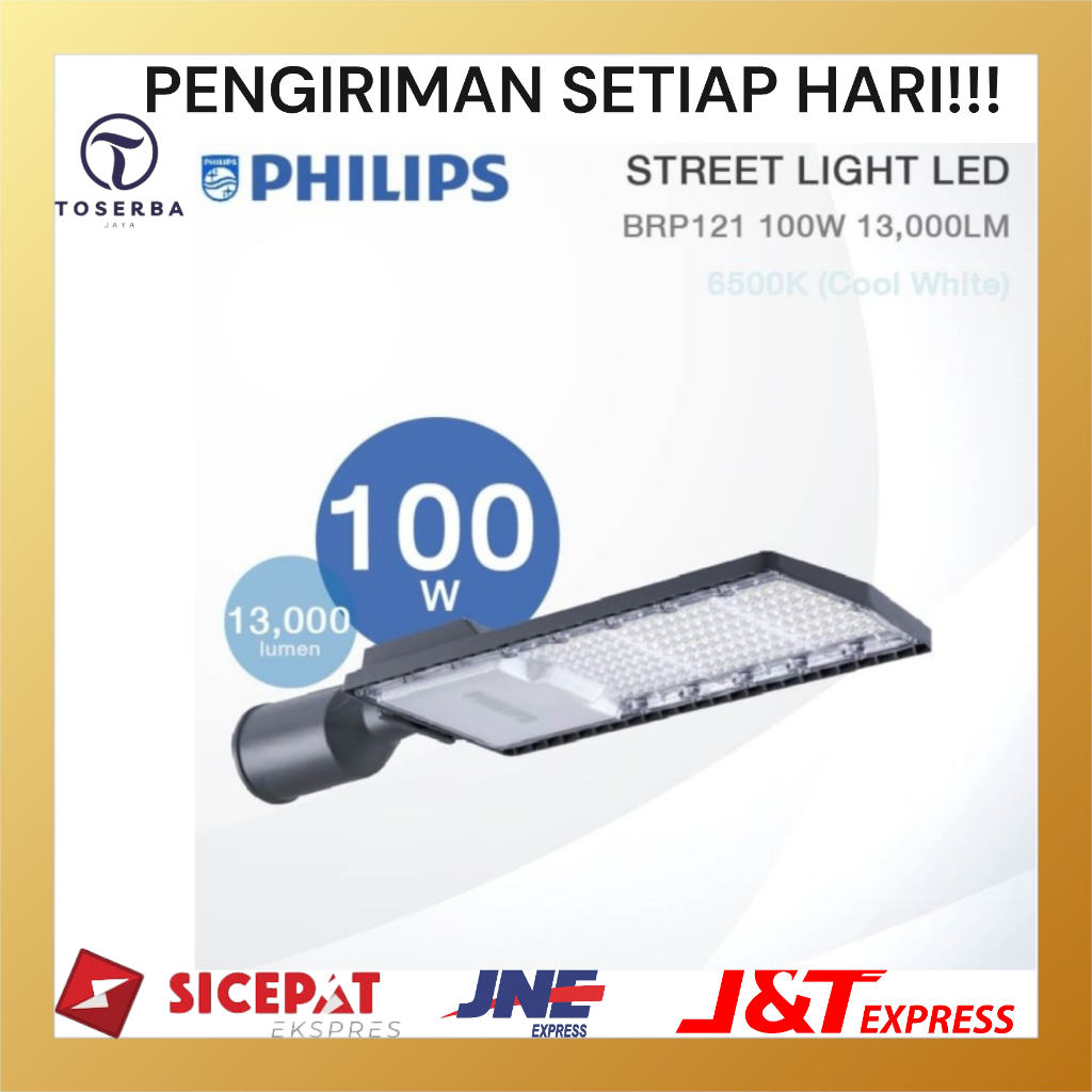 PHILIPS BRP121 100W 100WATT - LAMPU JALAN PHILIPS BRP 121 100 WATT ORIGINAL