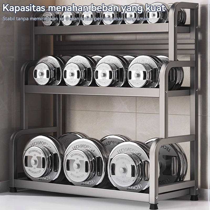 New Rak Bumbu Dapur Rak Pengatur Botol Bumbu Minyak Garam Saus Dan Cuka Multifungsi