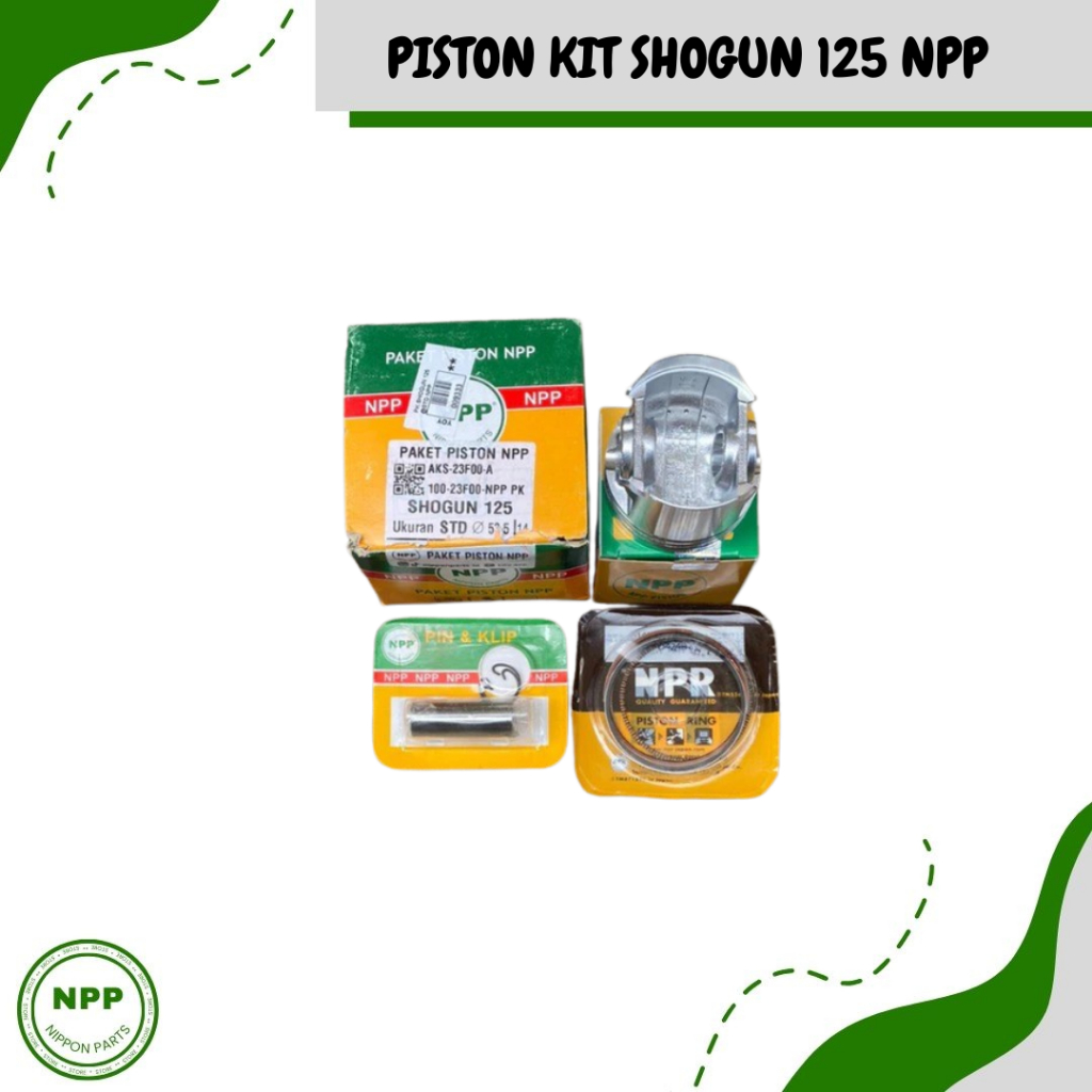 NPP Seker Kit Piston Kit Shogun 125 // Piston Kit Suzuki Shogun 125 STD-200