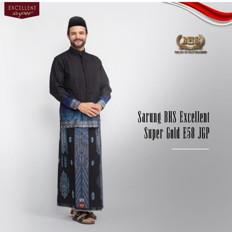 SARUNG BHS EXCELLENT GOLD E58 JGP HITAM