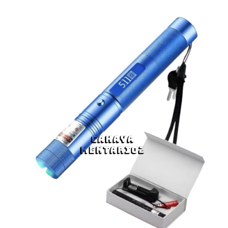 Green Laser Pointer 511 Jarak Jauh Hijau Hitam original