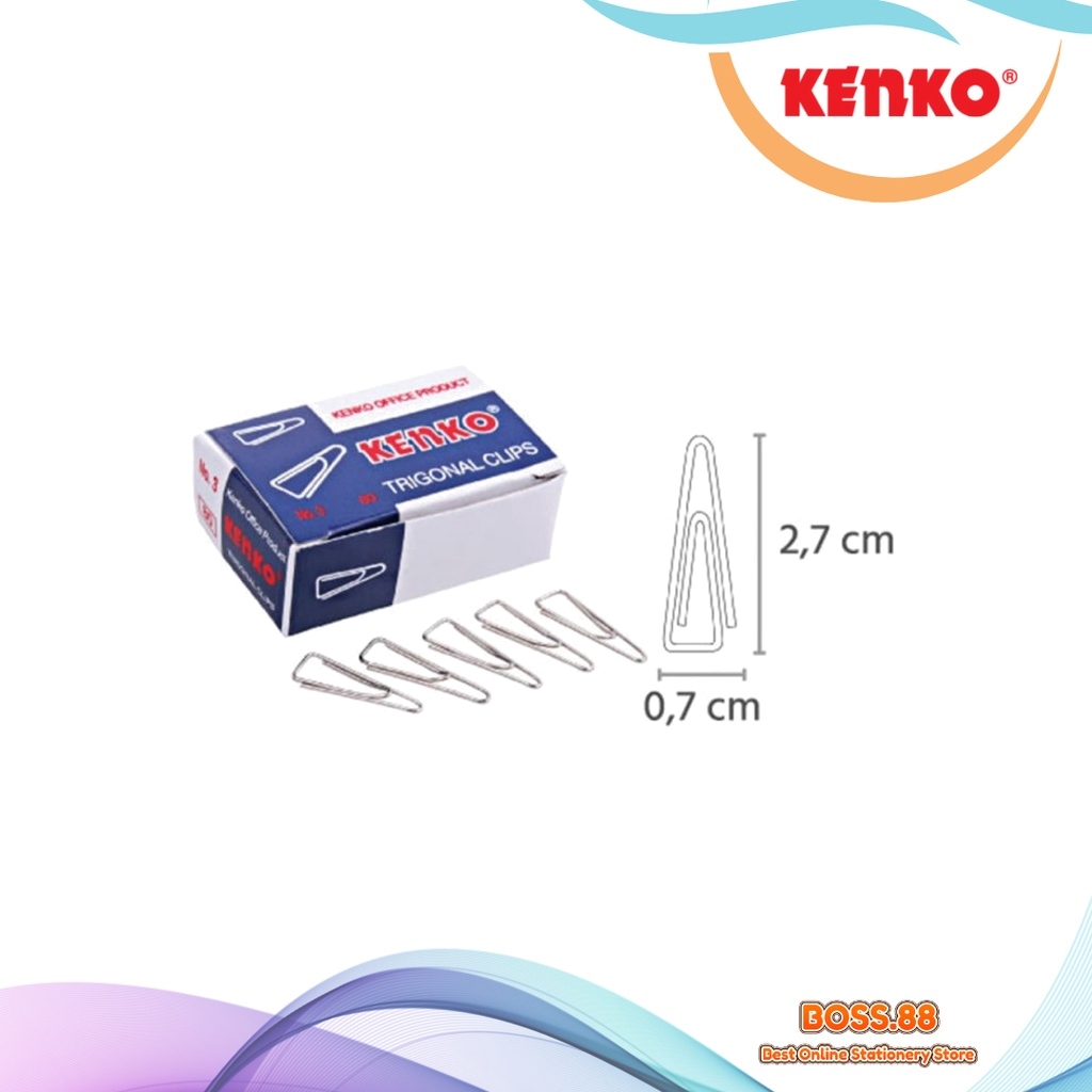 

OBRAL…!!! PAPER CLIP KENKO NO 3 KECIL (1 PCS)