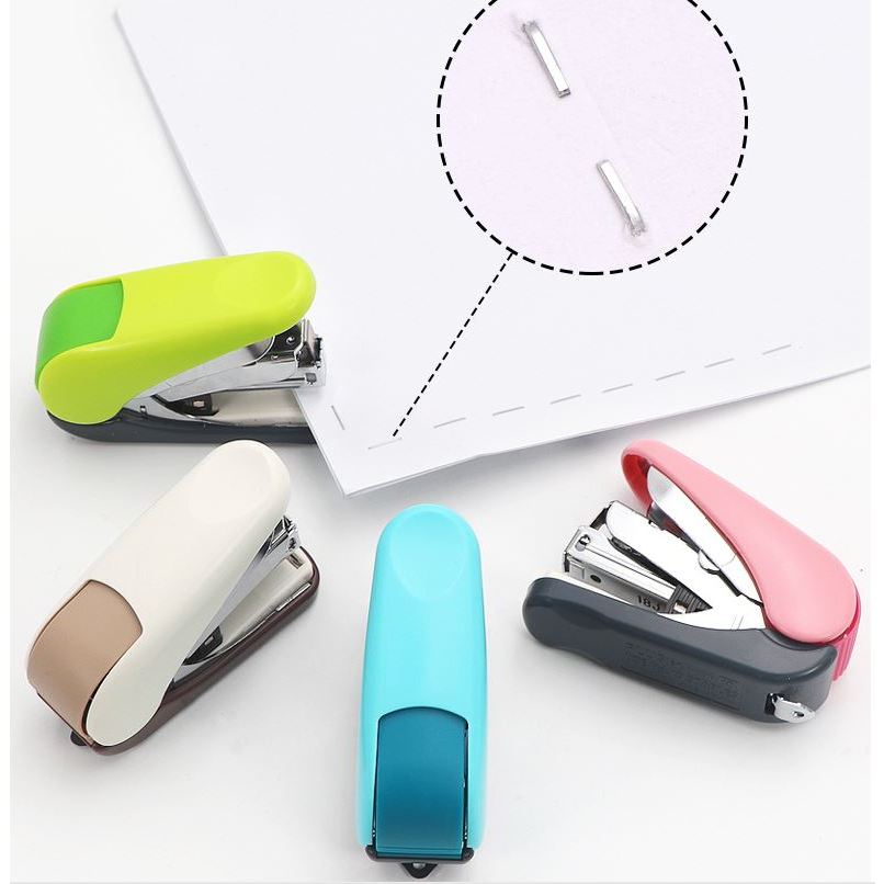 

Stapler Staples Mini Jepretan Kertas ATK Desain Jepang Kuaitas Premium Portabel