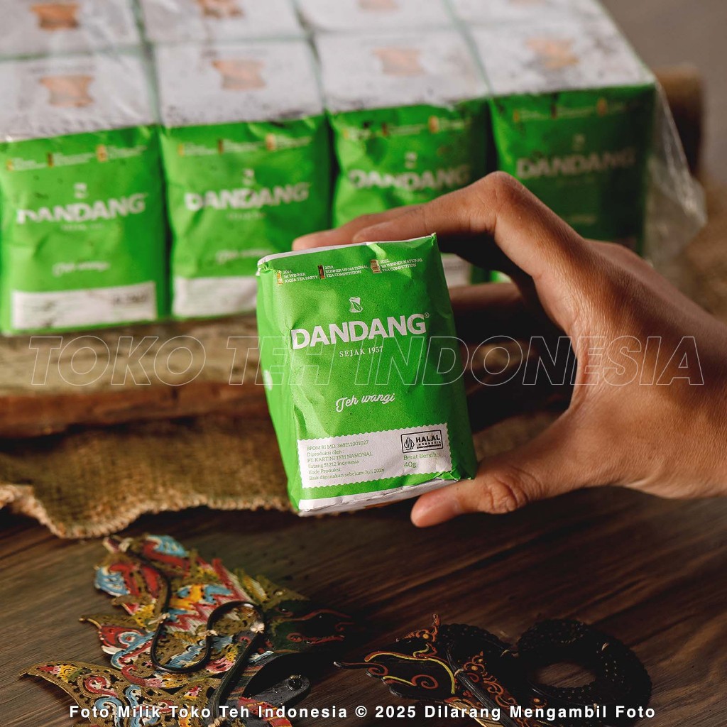 

Teh Indonesia - Teh DANDANG HIJAU 1pcs 40gr Teh Tubruk Asli Indonesia Teh Hijau Melati Green Tea Indonesian Heritage Javanese Tea