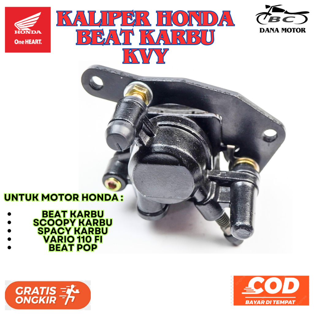 Kaliper Beat Ori / Caliper Honda Scoopy Karbu original Nisin - 45150-KVY-911