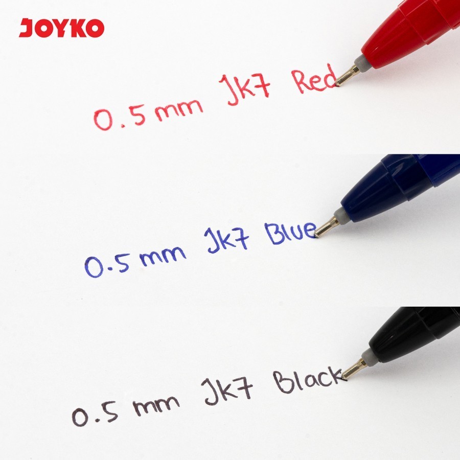 

Ball Pen Pulpen Pena Joyko JK-7 0.5 mm (1 pack = 12 pcs)