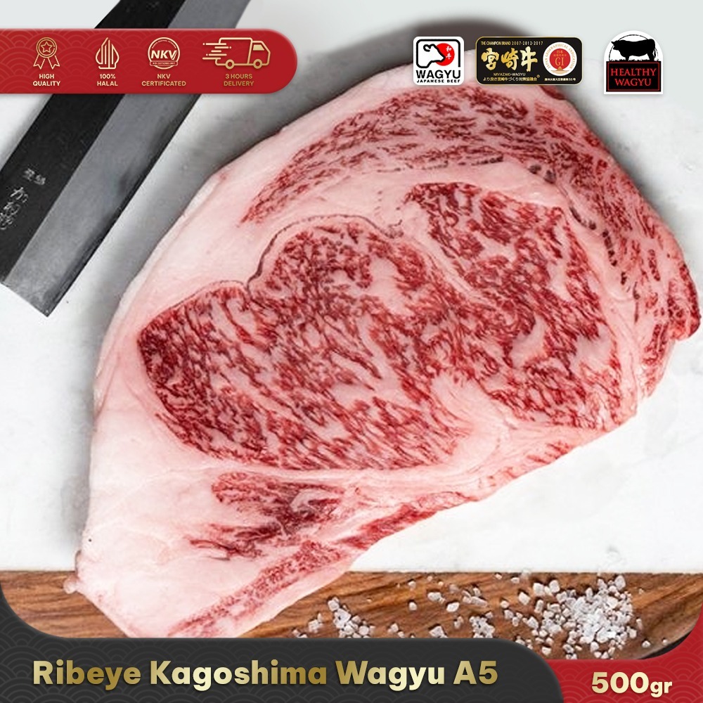 Kagoshima Japan Wagyu A5 Ribeye 500gr Healthy Wagyu