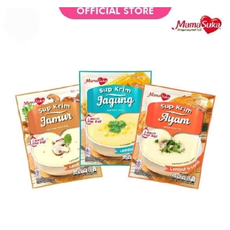 

MamaSuka Sup Krim Instan Siap Saji 55g