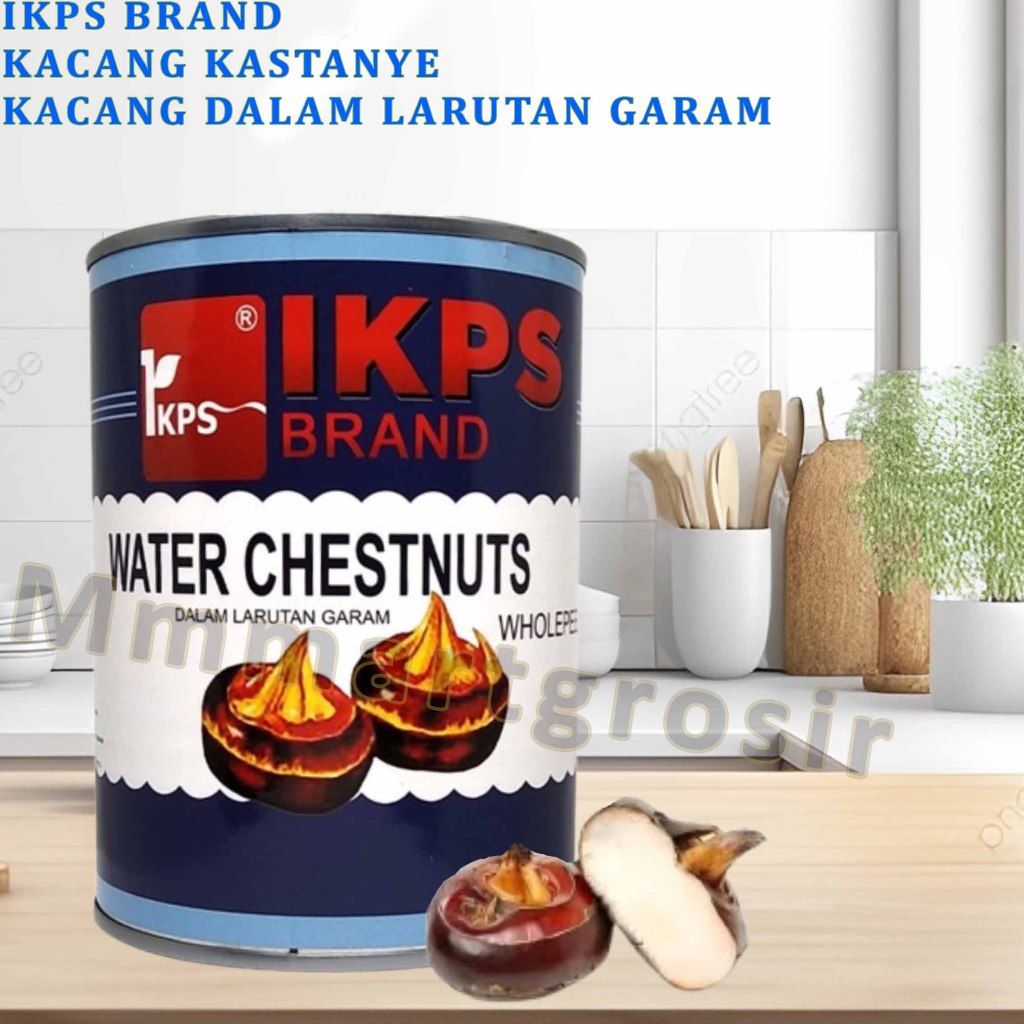 

IKPS Water Chestnuts / Kacang Kastanye / Kacang Dalam Larutan Garam / 567gr