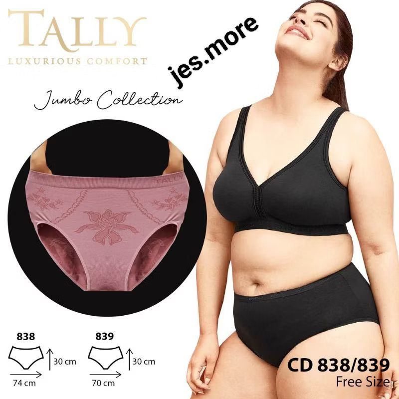 TALLY CD 838 Celana Dalam Jumbo Bahan Rajut