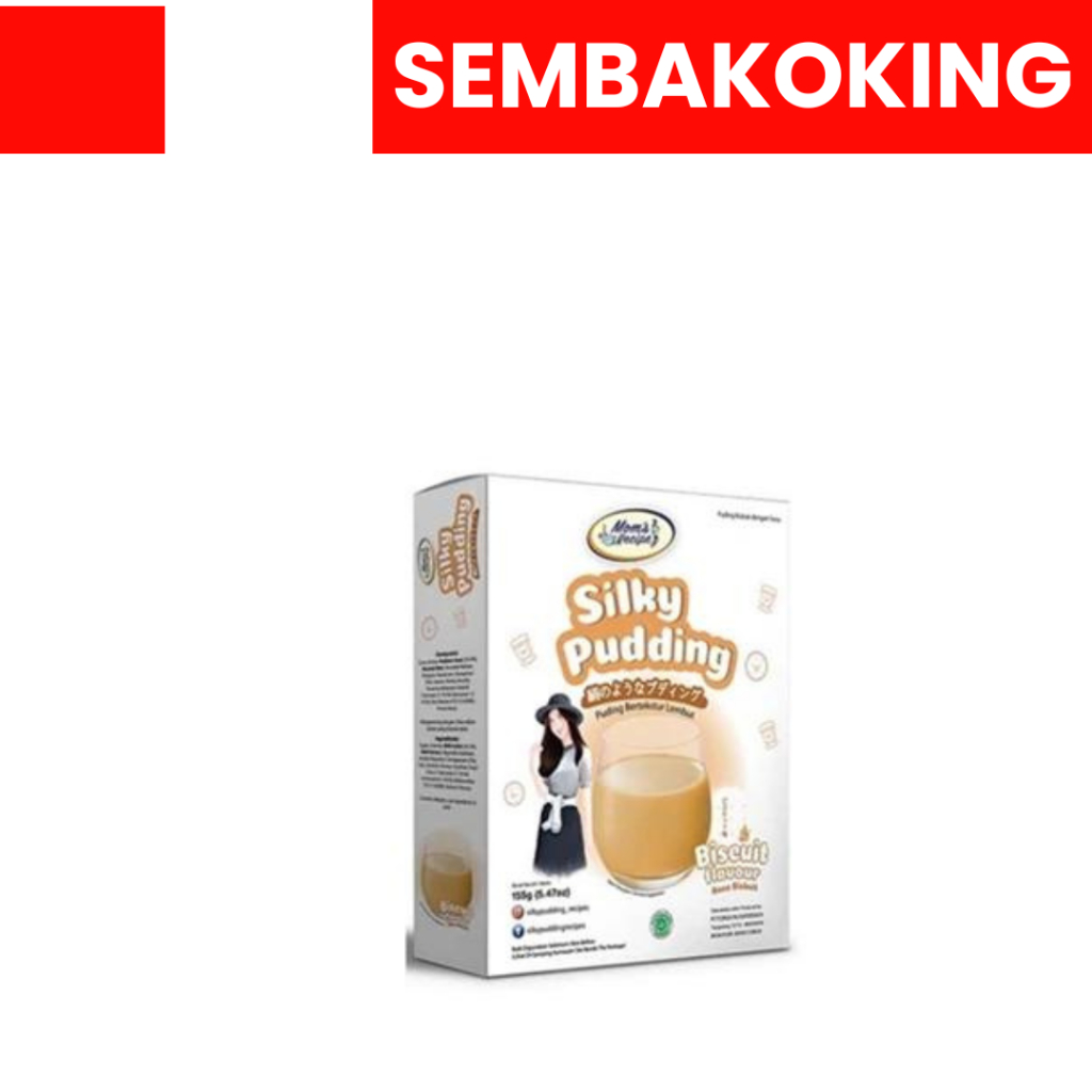 

SILKY PUDDING BISCUIT FORISA MOM'S RECIPE 155GR PUYO PUDING SUSU BISKUIT
